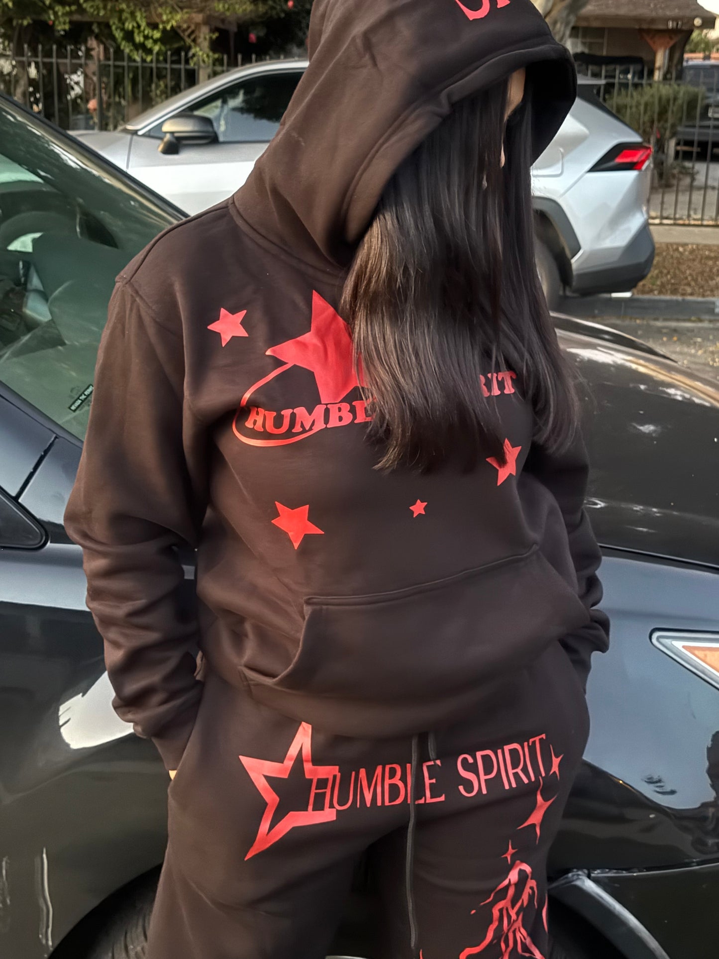 Humble Spirit - Red and Black TrackSuit