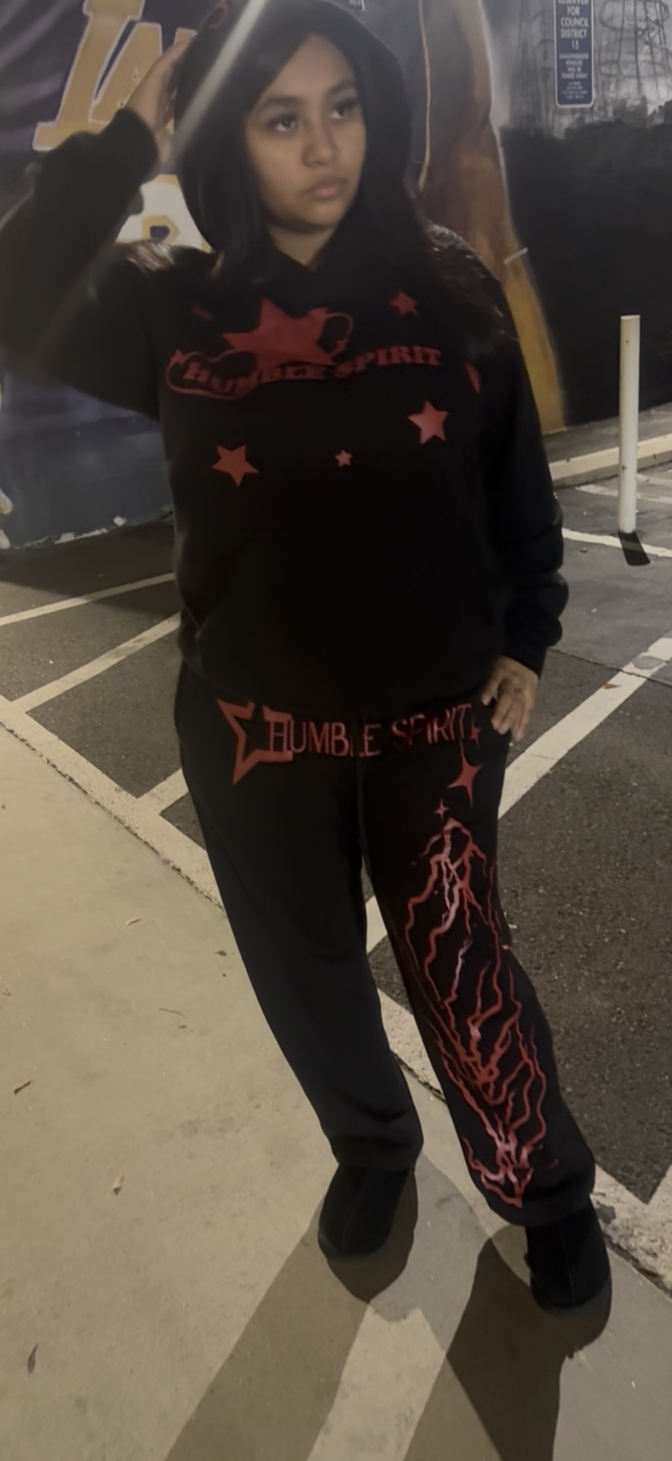 Humble Spirit - Red and Black TrackSuit