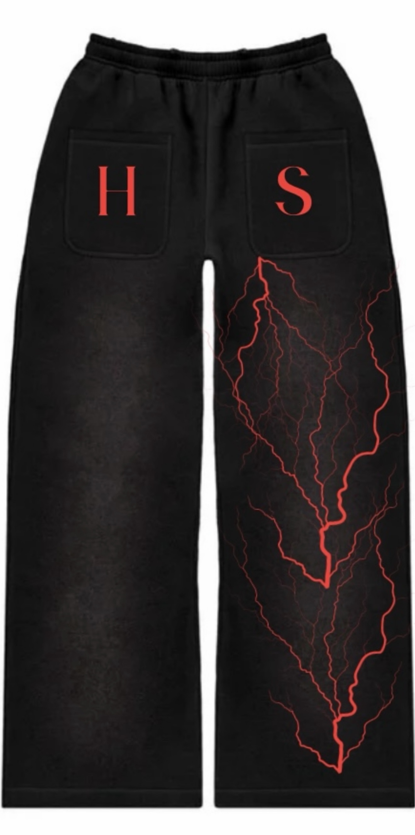 Humble Spirit - Red and black Sweat Pants